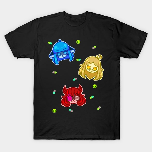 Blackout Hospital 3 Party Team T-Shirt by arcadekitten